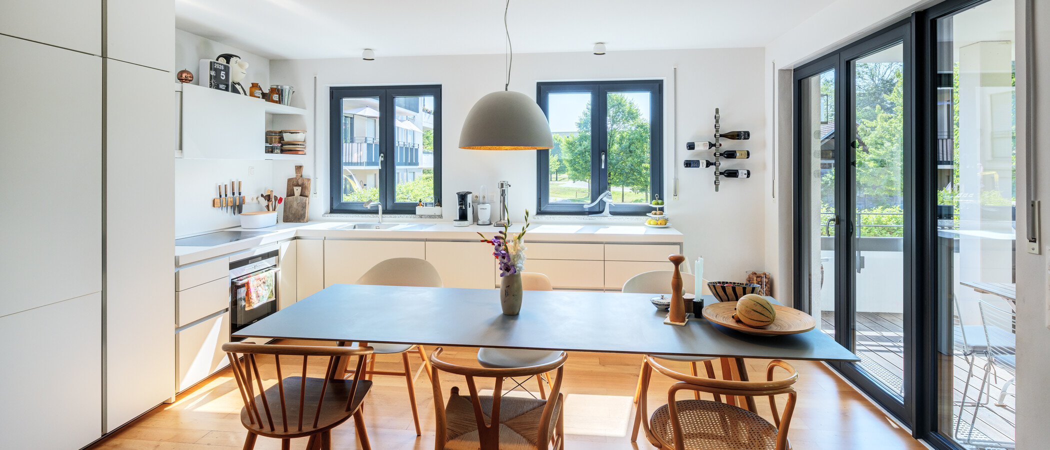 Mezonetový byt München Oberföhring 01 Kuchyně 14969