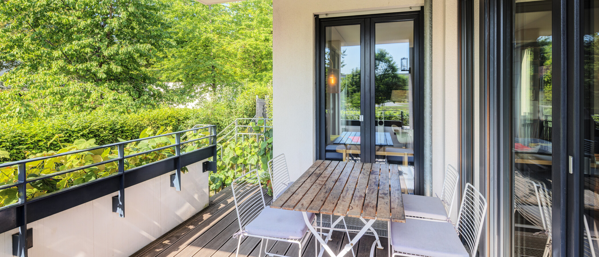 Mezonetový byt München Oberföhring 03 Balkon 14969