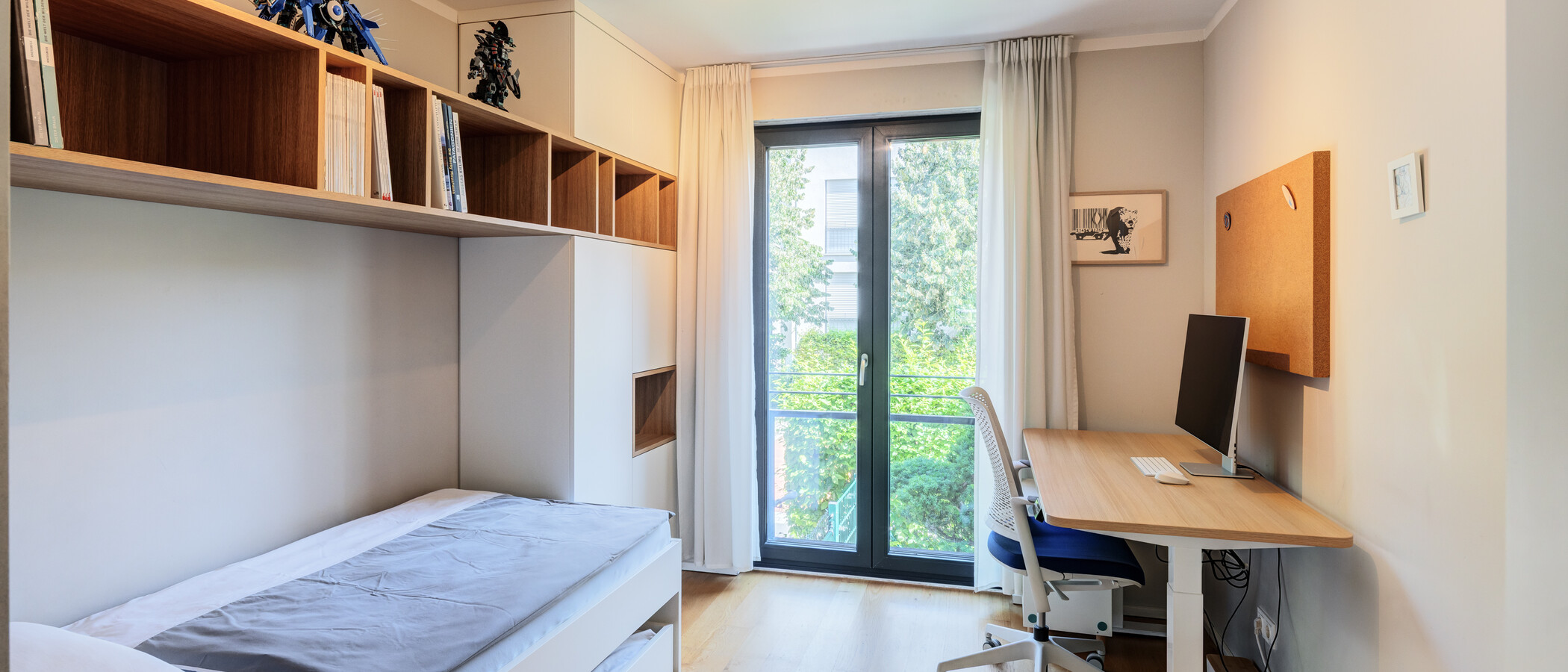 Mezonetový byt München Oberföhring 01 2. ložnice 14969