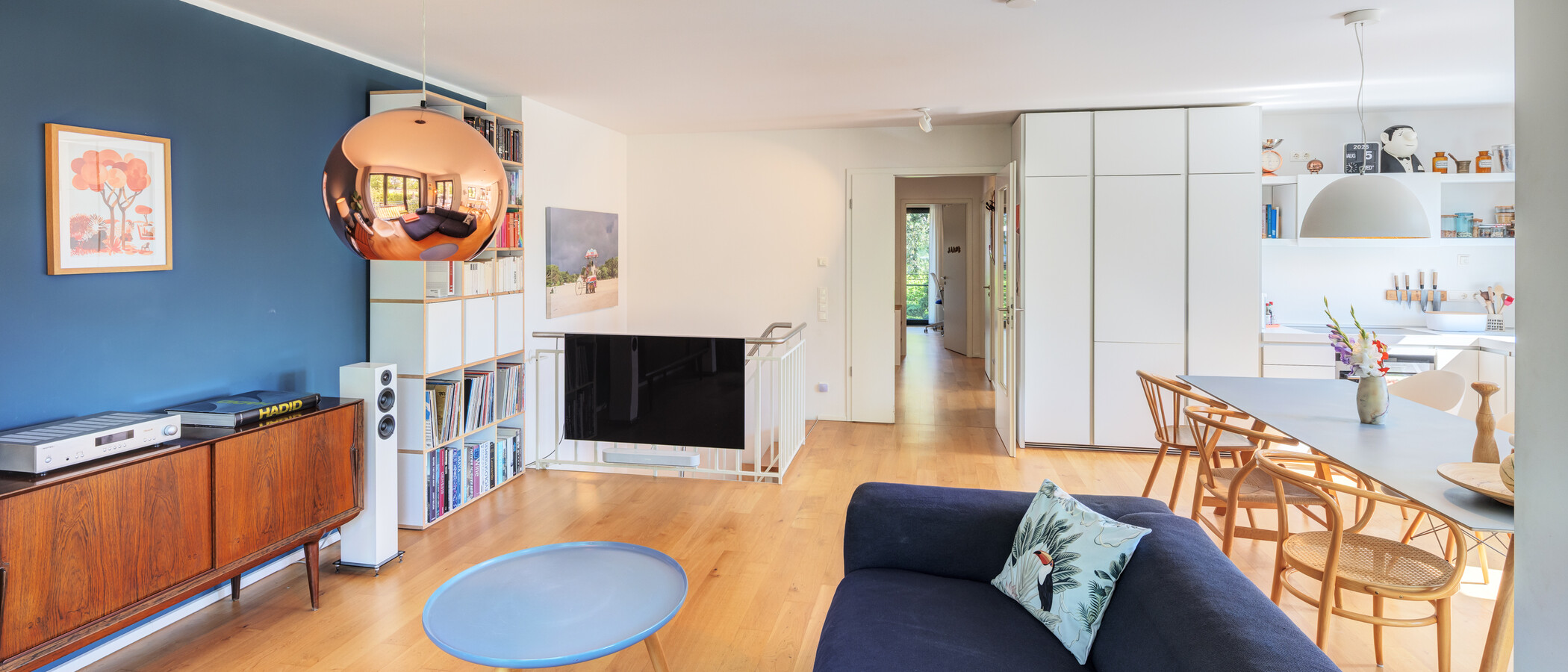 Mezonetový byt München Oberföhring 03 Obývací prostor 14969
