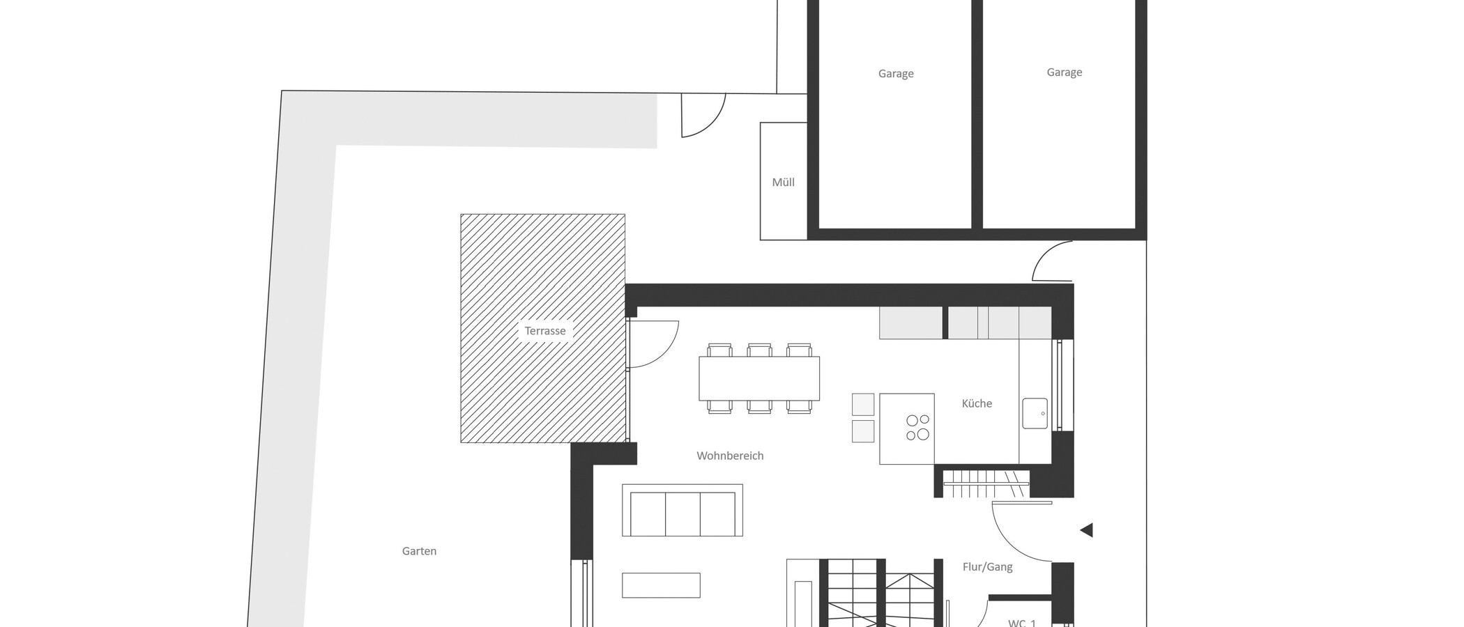 Casa geminada Herrsching am Ammersee 01 Planta baixa 14978