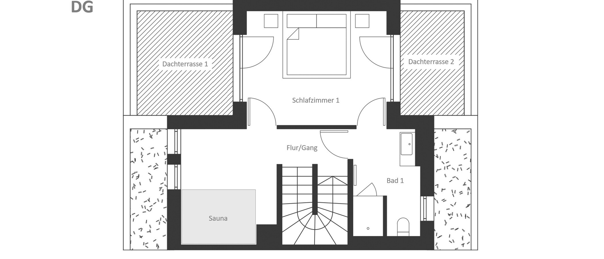 Casa geminada Herrsching am Ammersee 03 Planta baixa 14978
