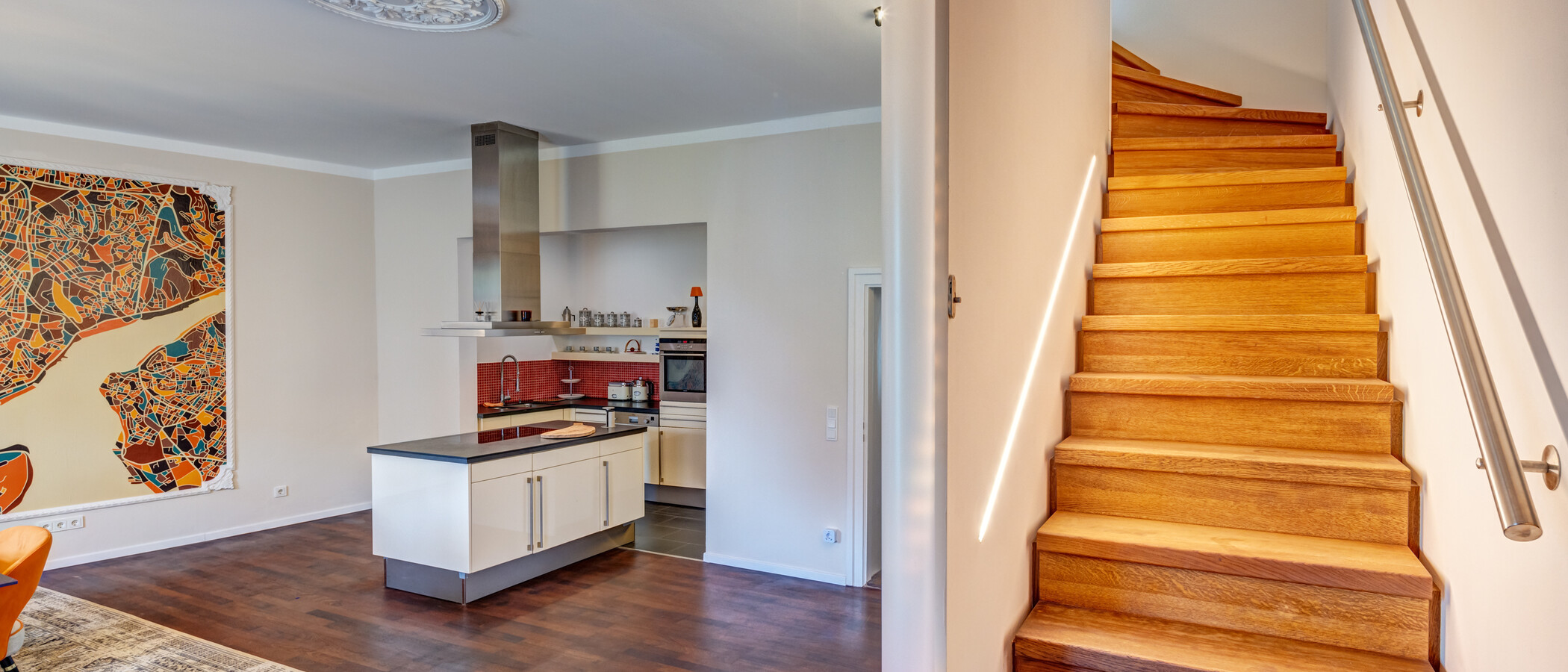 Maisonette daire München Ludwigsvorstadt 04 Koridor/koridor geçidi 14989