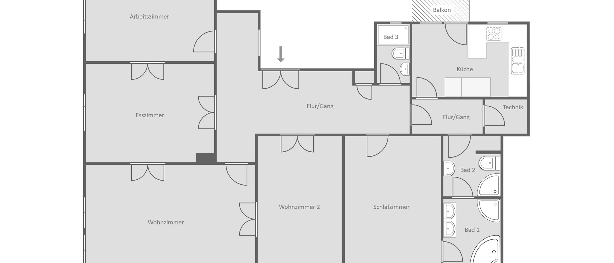 Flad München Altbogenhausen 01 Grundplan 14997