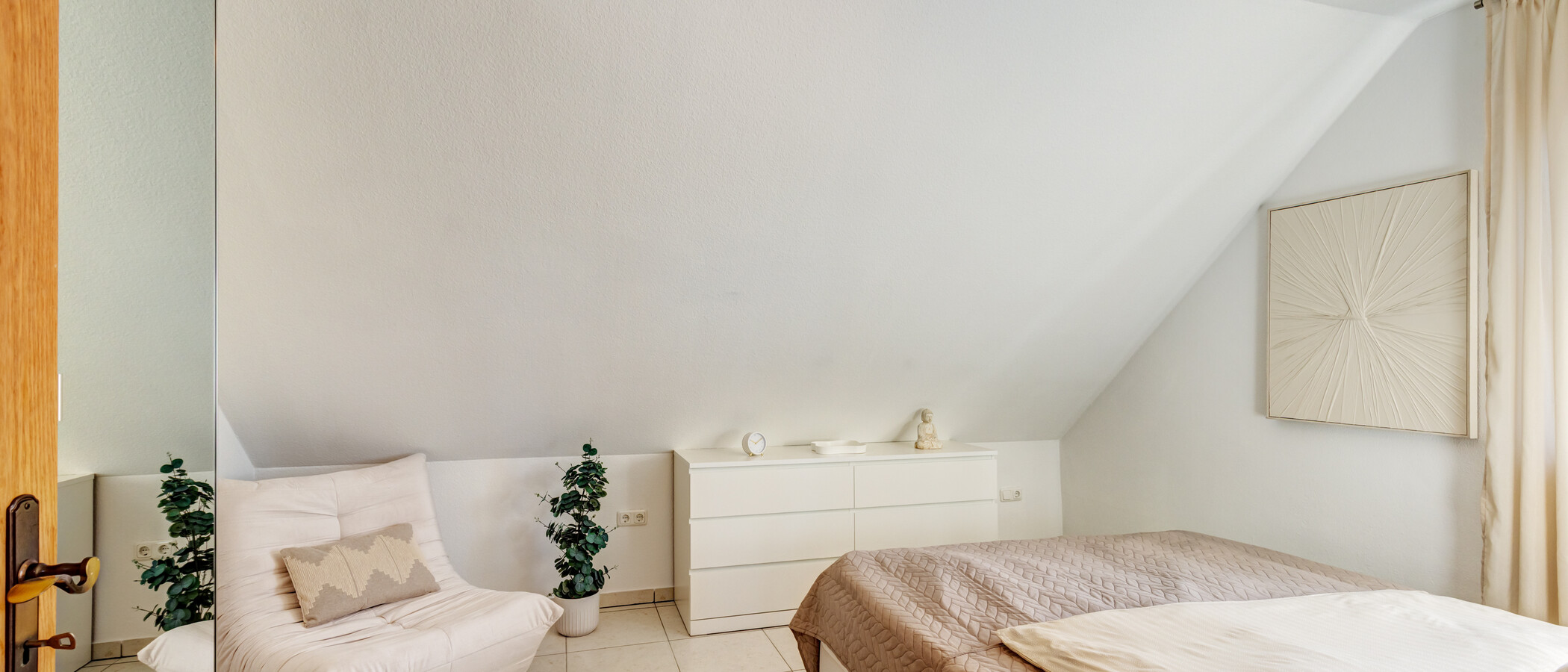 Podkrovní byt Eching 02 Ložnice 15004