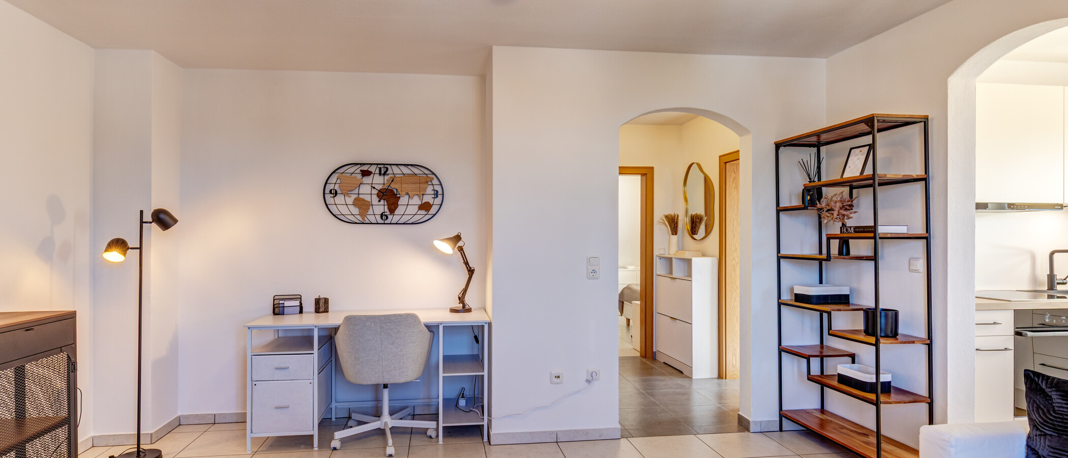 Podkrovní byt Eching 03 Obývací prostor 15004