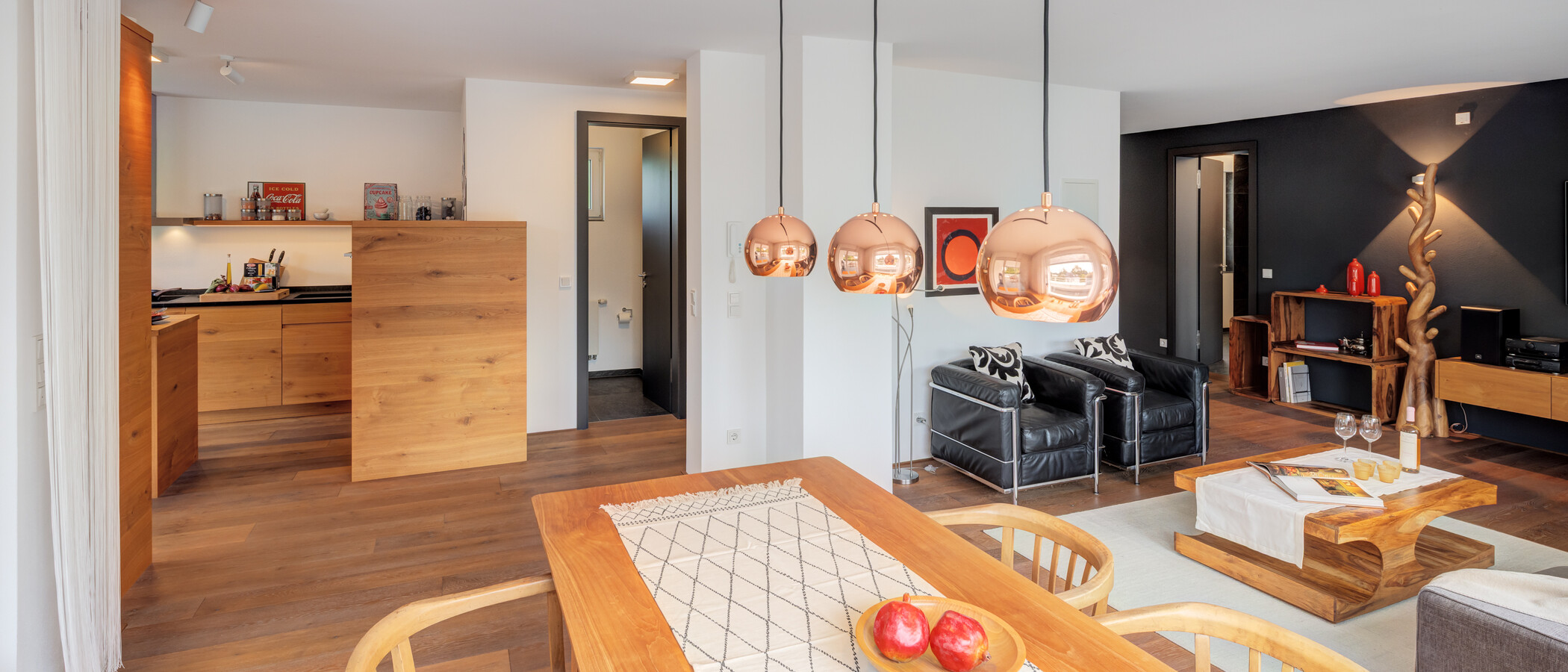Apartament cu terasă pe acoperiș München Solln 05 Zona de zi 15010