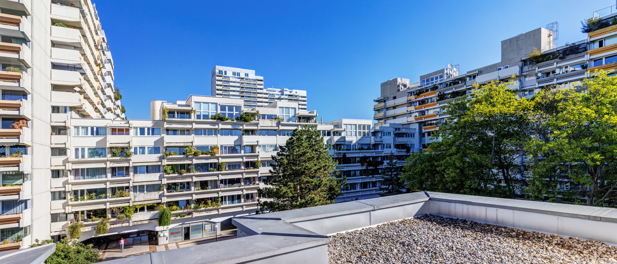 Tagterrasse-lejlighed München Moosach 04 Udsigt 15028