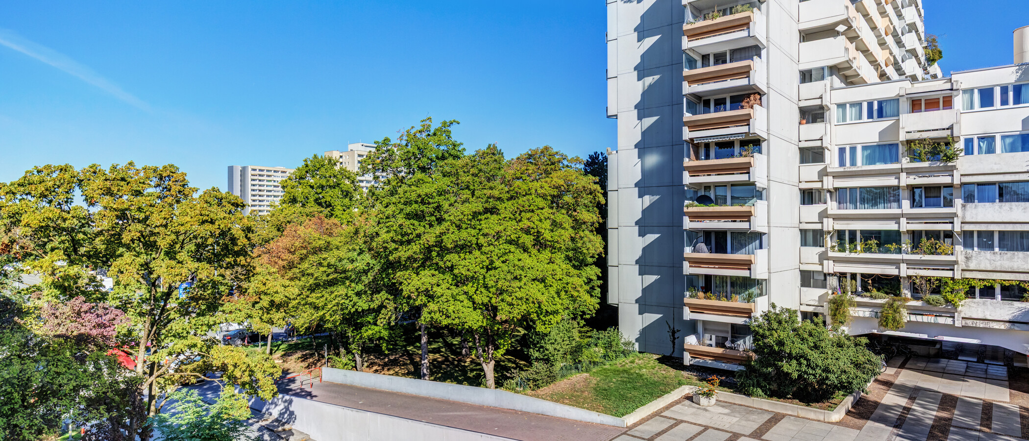Tagterrasse-lejlighed München Moosach 06 Udsigt 15028