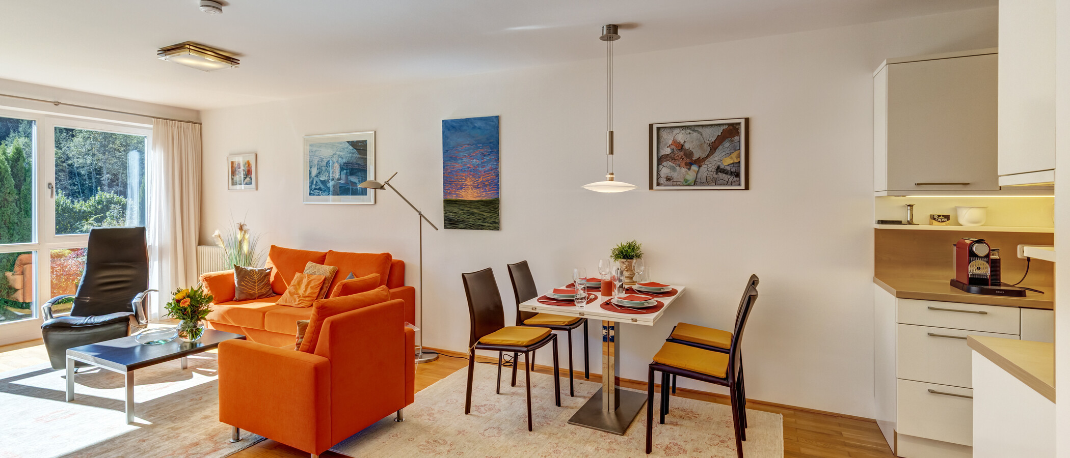 Flat Bad Wiessee 02 Stue og oppholdsrom 15048