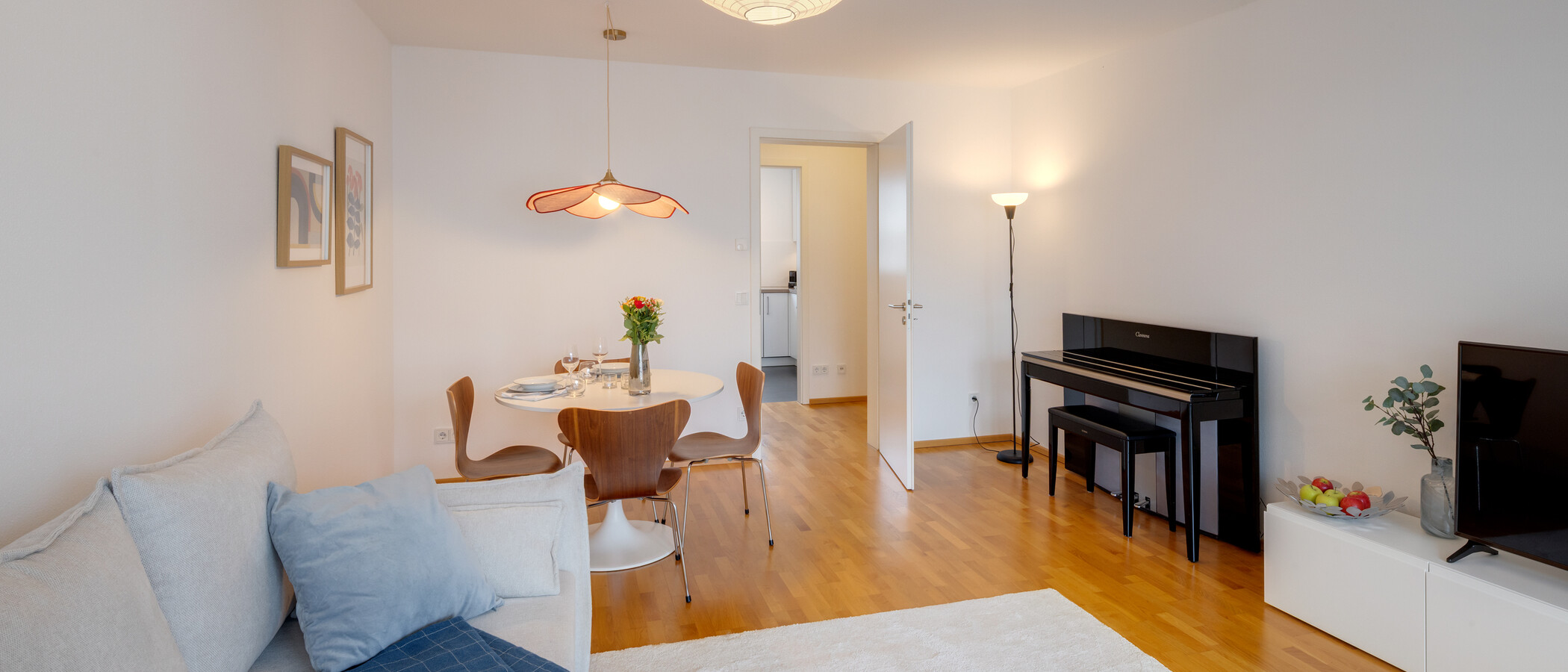 Ploché München Parkstadt Schwabing 03 Obývací prostor 15052