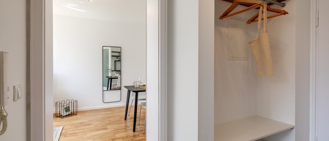 Platt München Schwabing-Georgenschwaige 02 Korridor/hallgång 1561