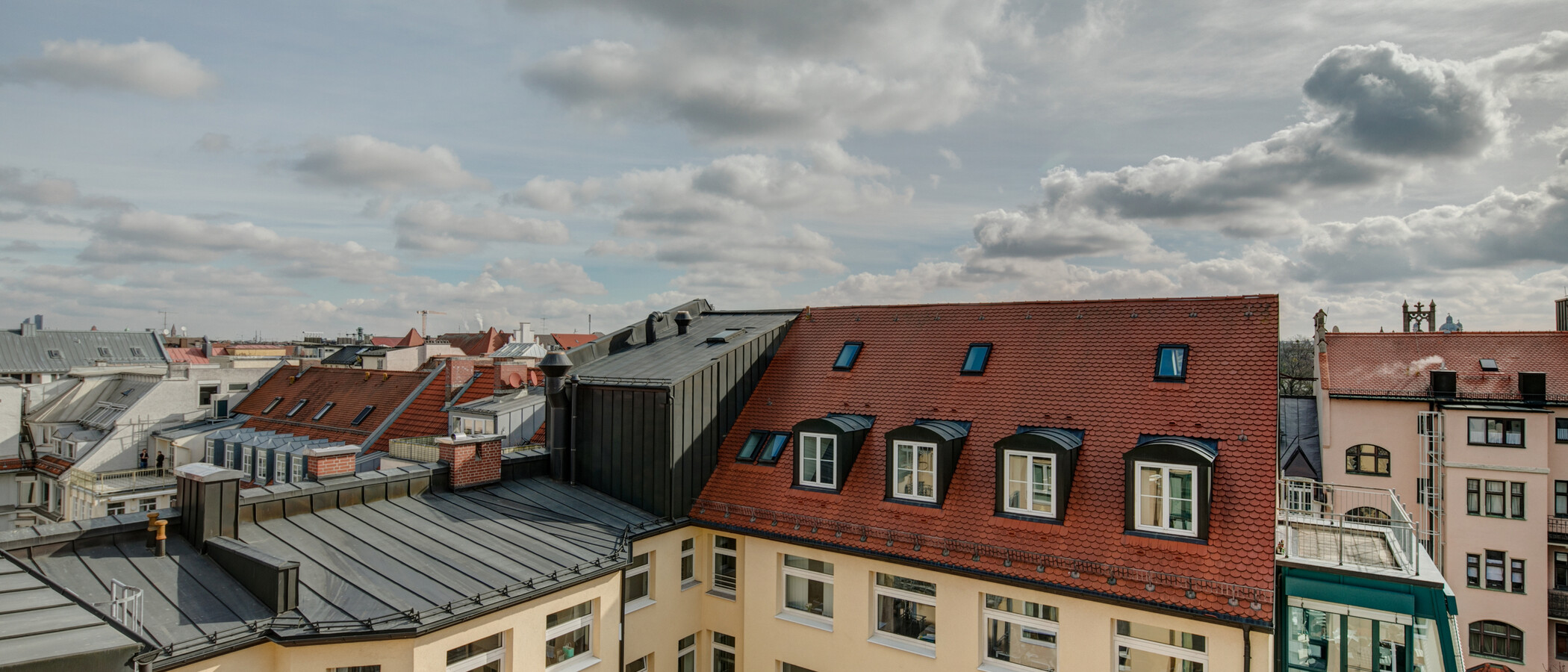 Střešní terasa bytu München Maxvorstadt - Westen 01 Zobrazit 1607