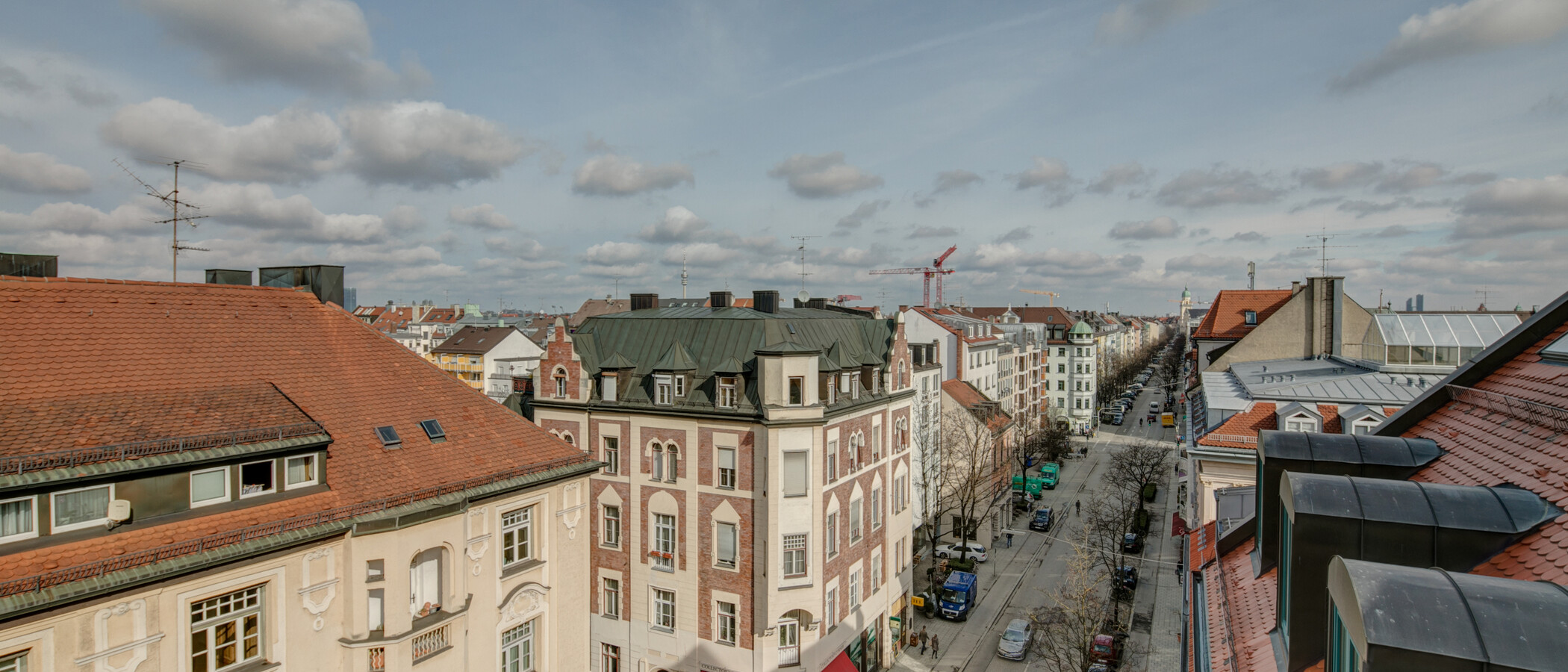 Střešní terasa bytu München Maxvorstadt - Westen 04 Zobrazit 1607