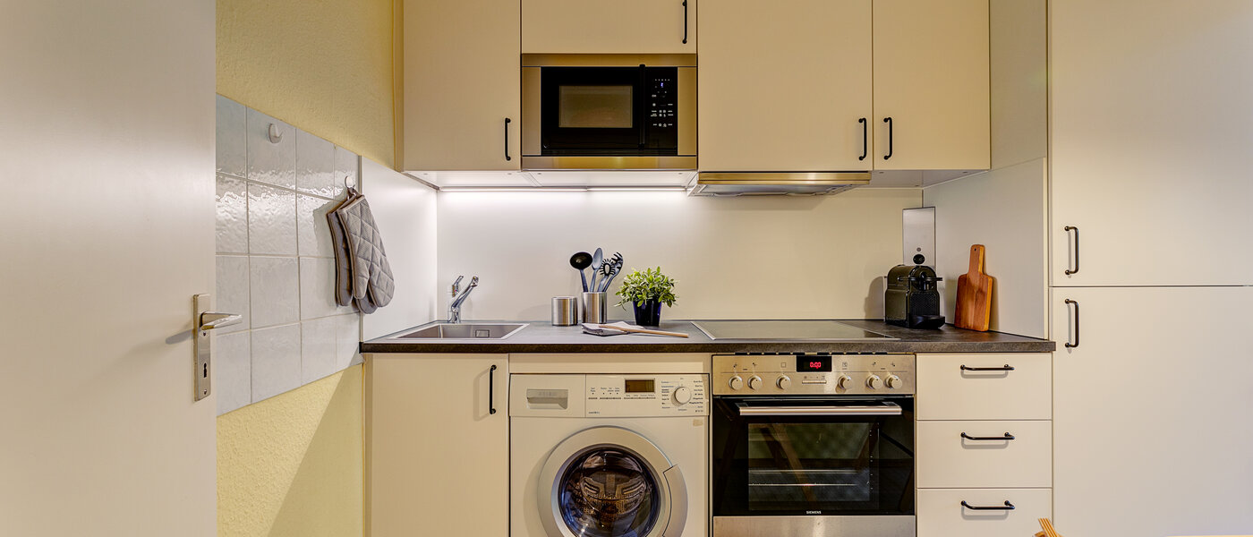 Plat München Schwabing (rechts der Leopoldstraße) 01 Keuken 1666