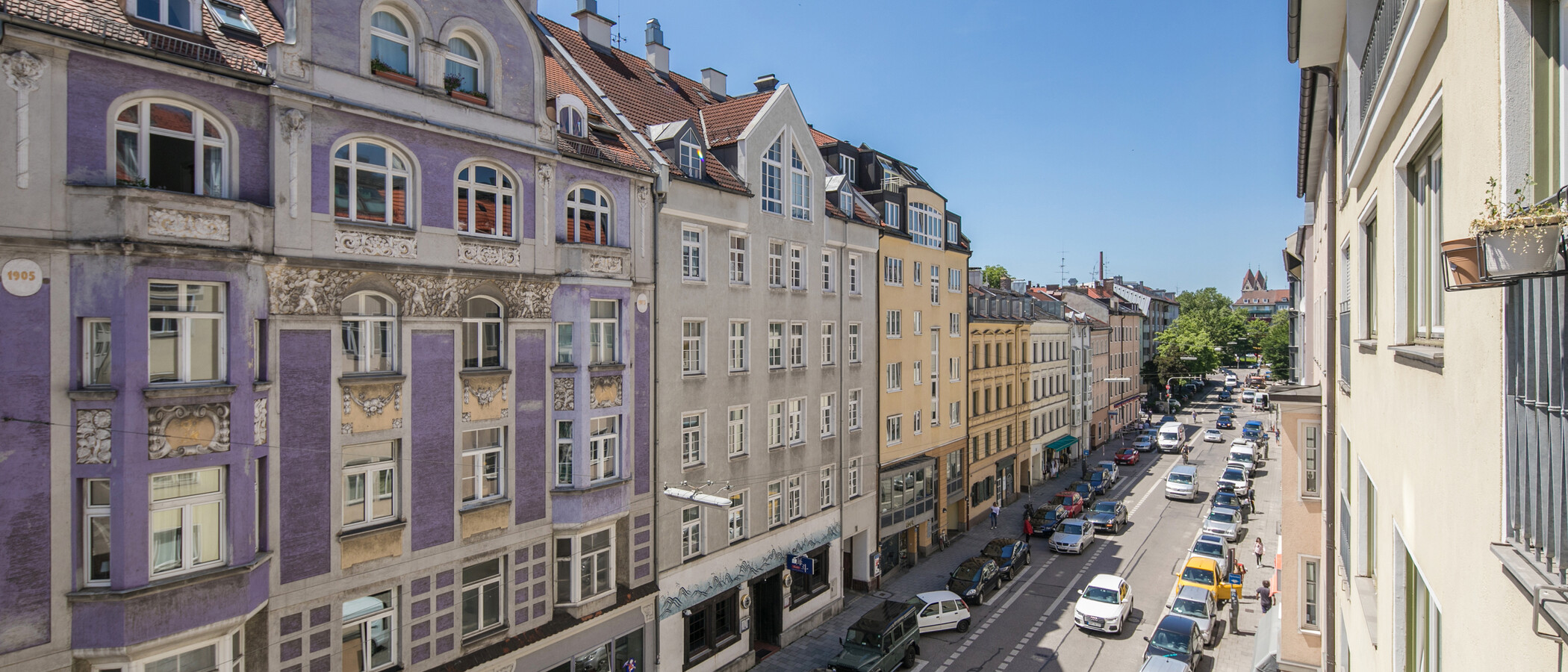 Plat München Maxvorstadt - Westen 02 Bekijk 1681