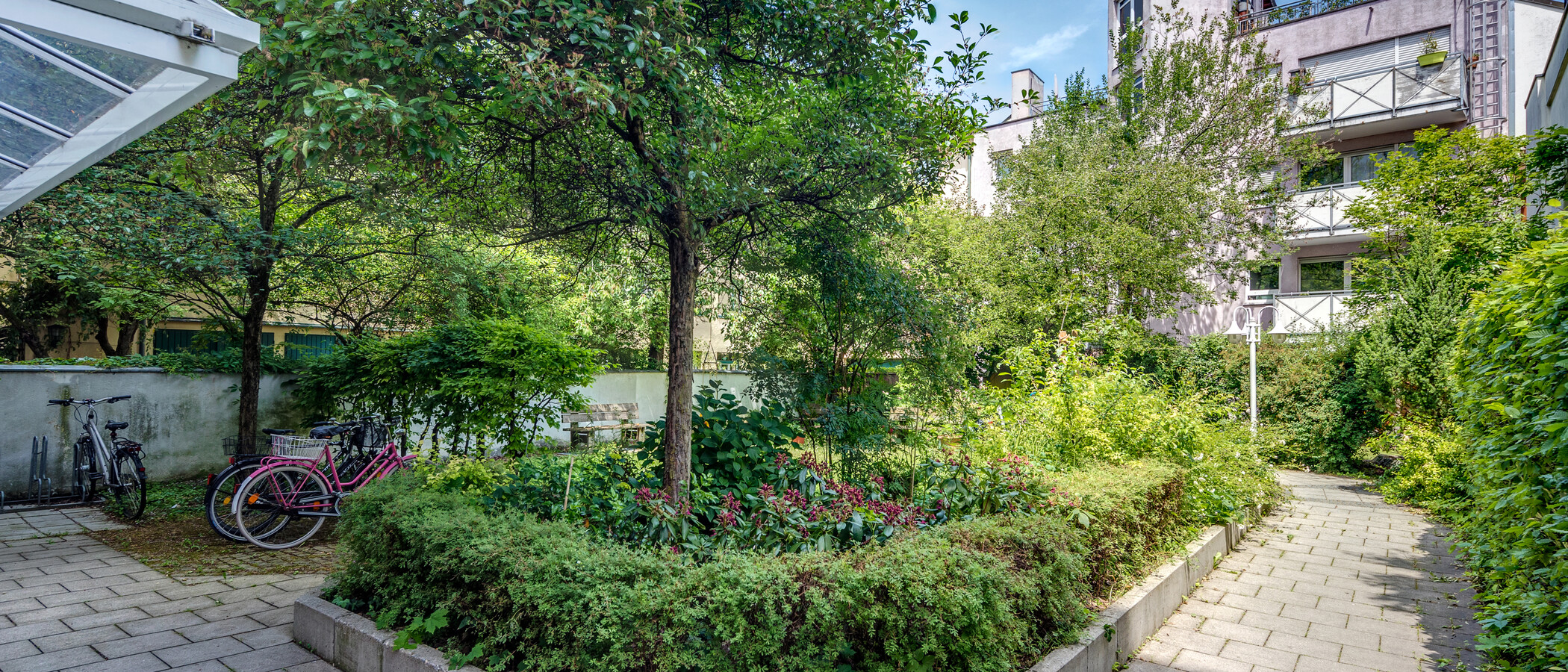 Plat München Maxvorstadt - Westen 02 Binnenplaats 1681