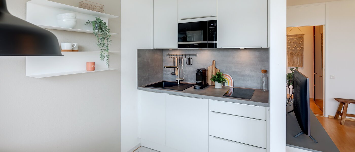 Plat München Schwabing-Nord (zw. Leopoldstraße & Englischen Garten) 01 Bucătărie 1739