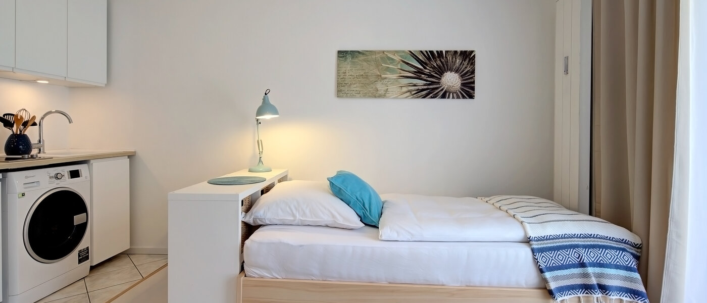 Плосък München Schwabing-West (rund um den Hohenzollernplatz) 01 Спален кът 2152