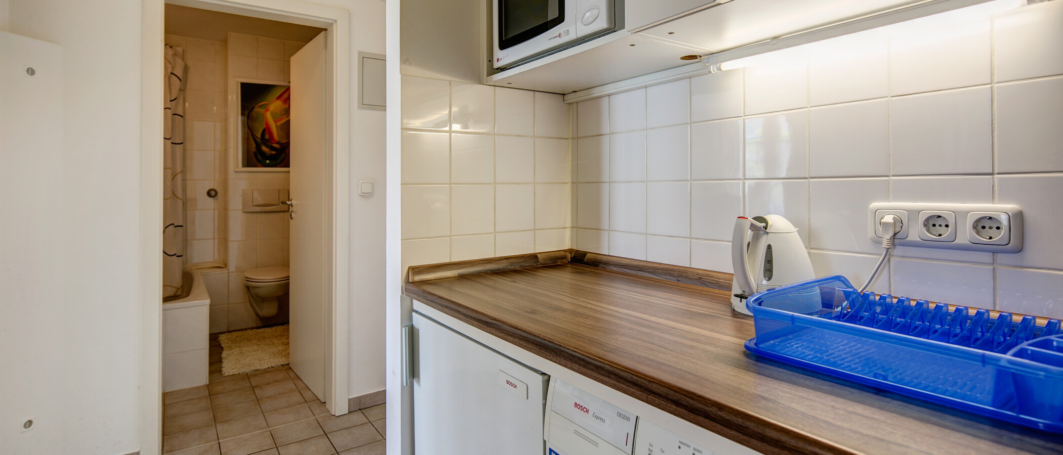 Επίπεδη München Schwabing (links der Leopoldstraße) 03 Κουζίνα 2236
