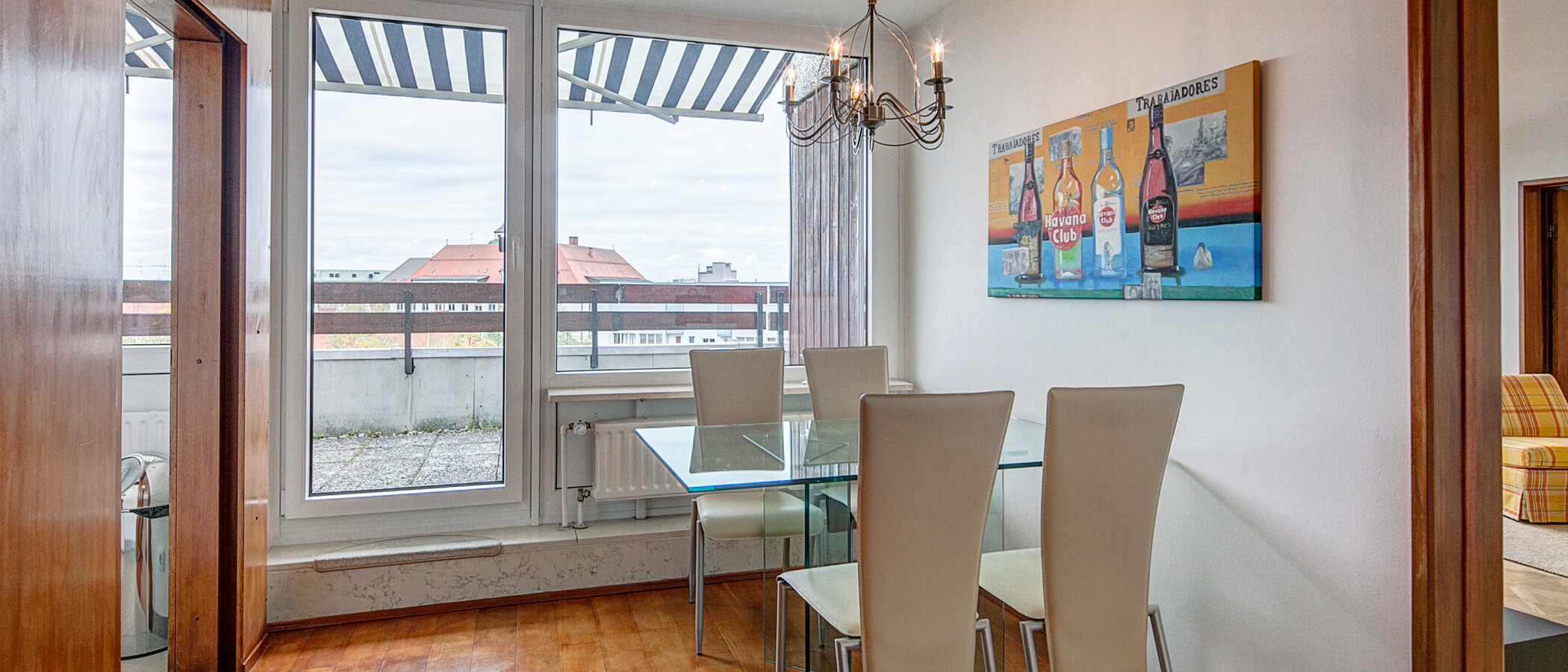 Stanovanje s strešno teraso München Maxvorstadt 01 Hrana 255