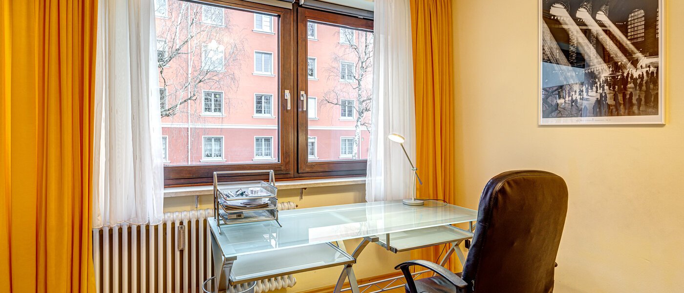 Płaski München Sendling 02 Gabinet/pokój gościnny 256