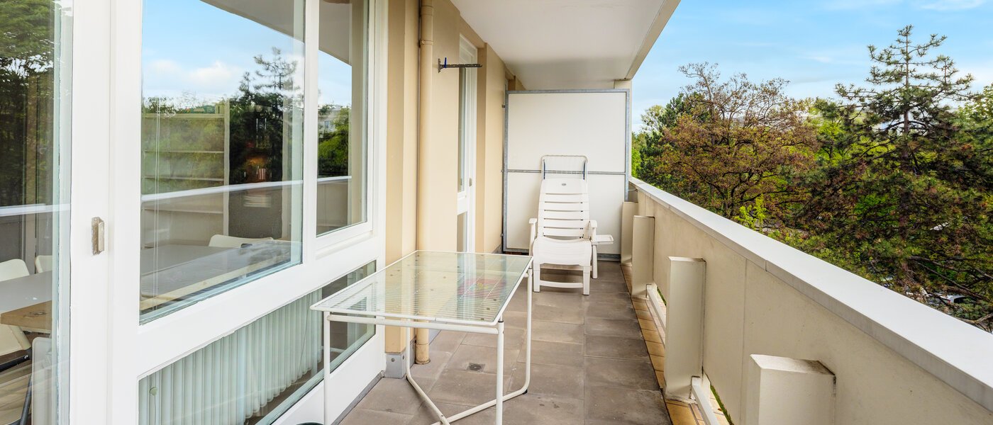 Плосък München Schwabing-Nord (zw. Belgrad- & Leopoldstraße) 01 Балкон 2635