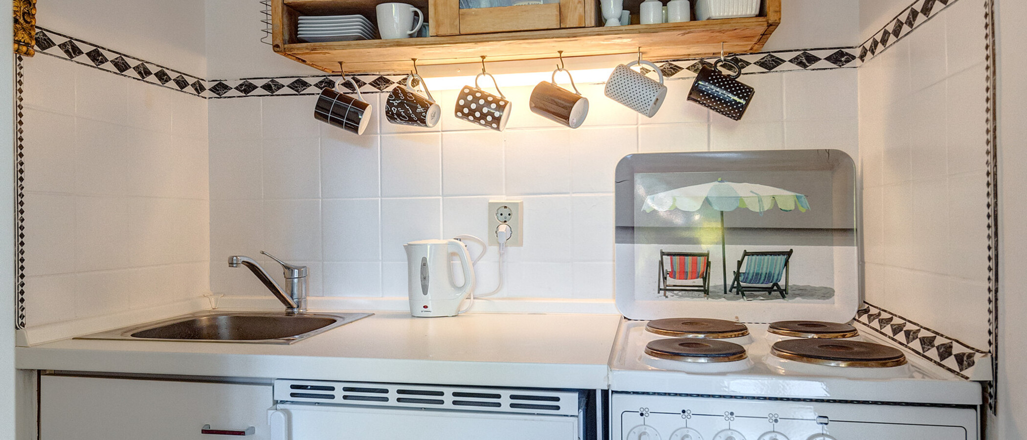Flat München Schwabing (links der Leopoldstraße) 01 Kjøkken 2684