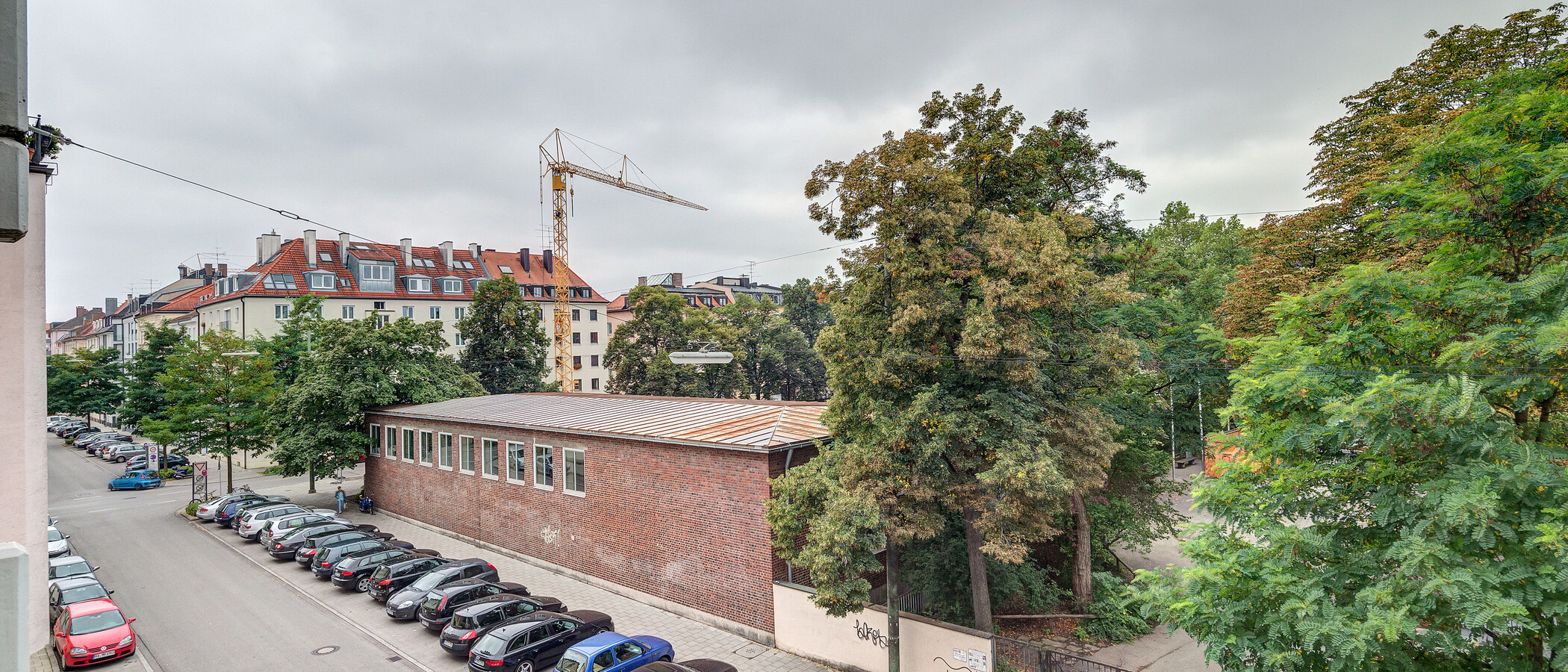 Flat München Schwabing (links der Leopoldstraße) 02 Utsikt 2684