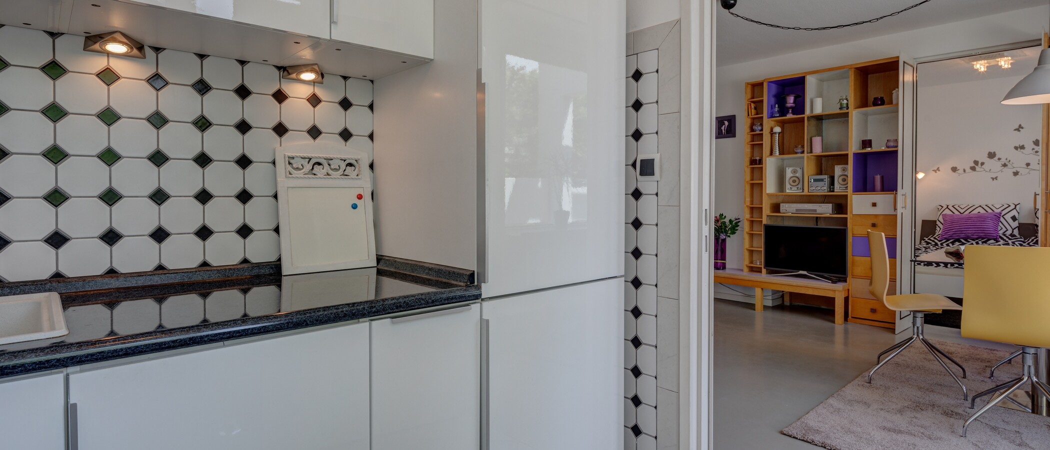 Stanovanje s strešno teraso München Neuhausen 03 Kuhinja 2774