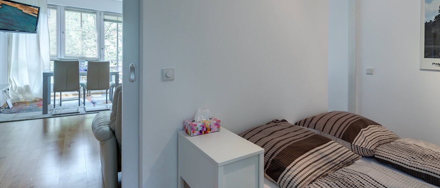 Ploché München Isarvorstadt 03 Ložnice 2933