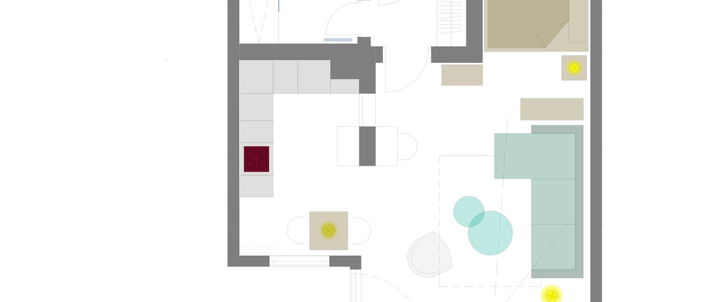 Плоский München Herzogpark 01 План поверху 297