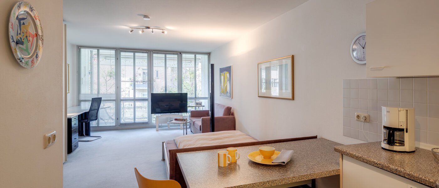 Плосък München Schwabing-West (rund um den Hohenzollernplatz) 02 Кухня 3242