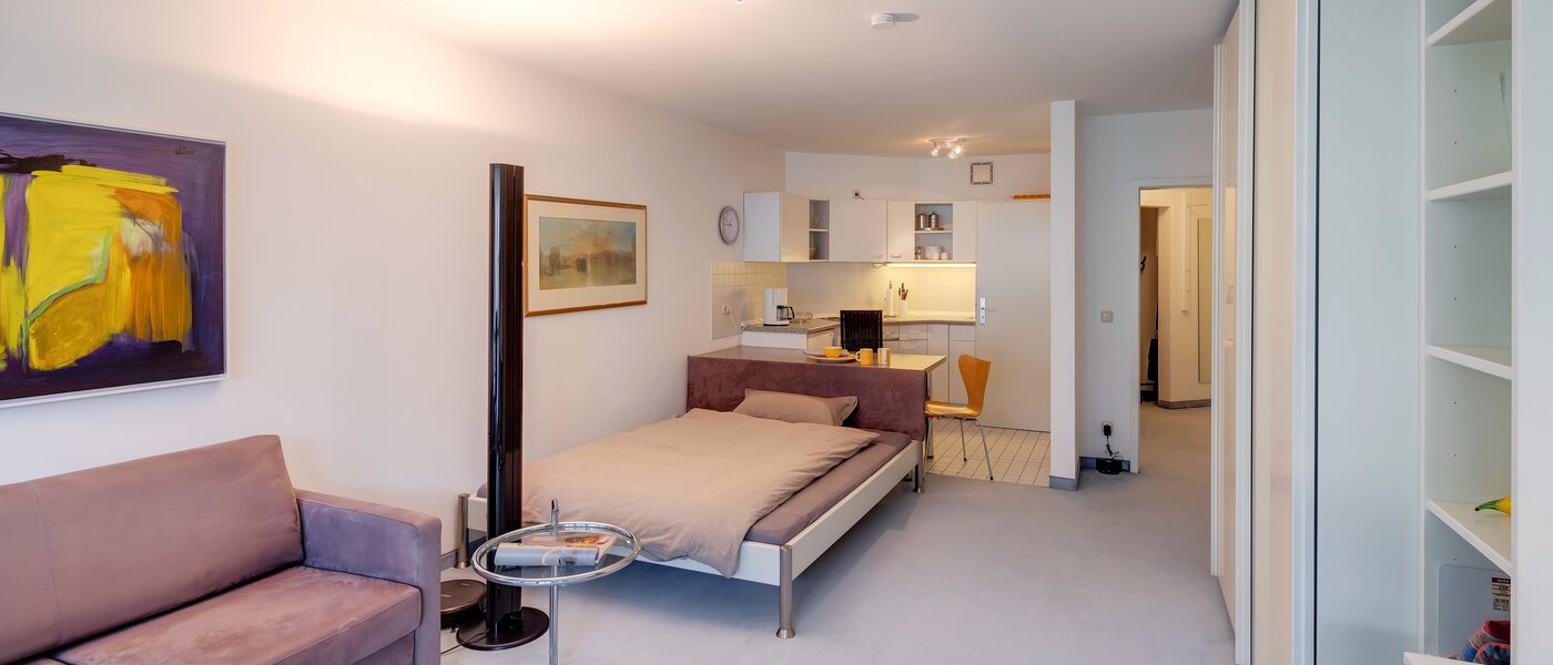 Плосък München Schwabing-West (rund um den Hohenzollernplatz) 04 Дневна зона 3242