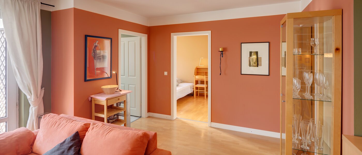 플랫 München Neuhausen 03 거실 공간 3288