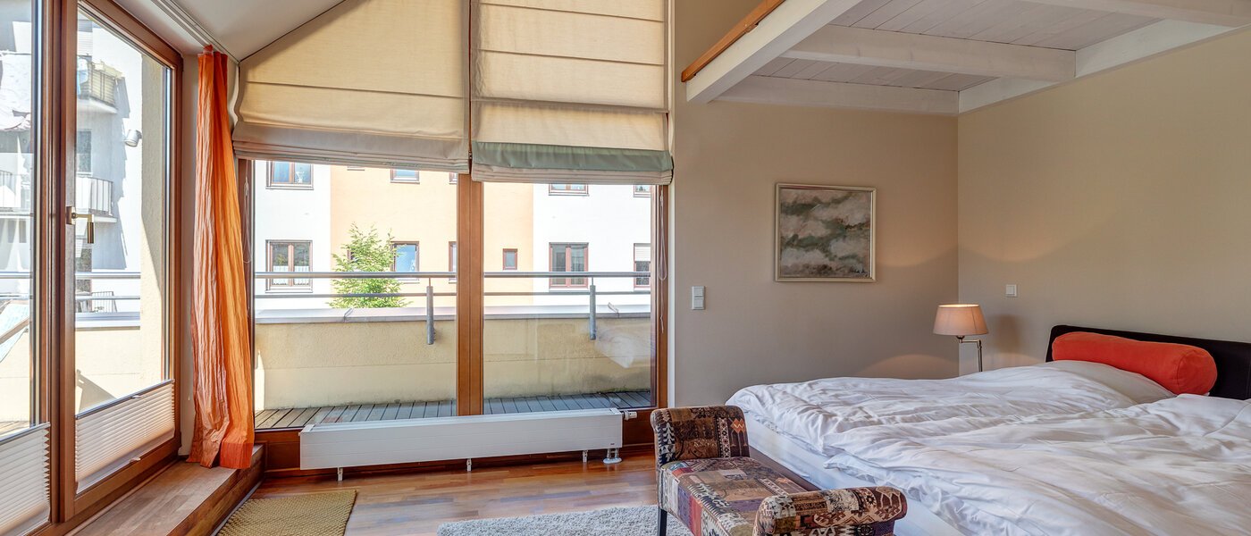 ikerház München Schwabing (links der Leopoldstraße) 01 Hálószoba 3396