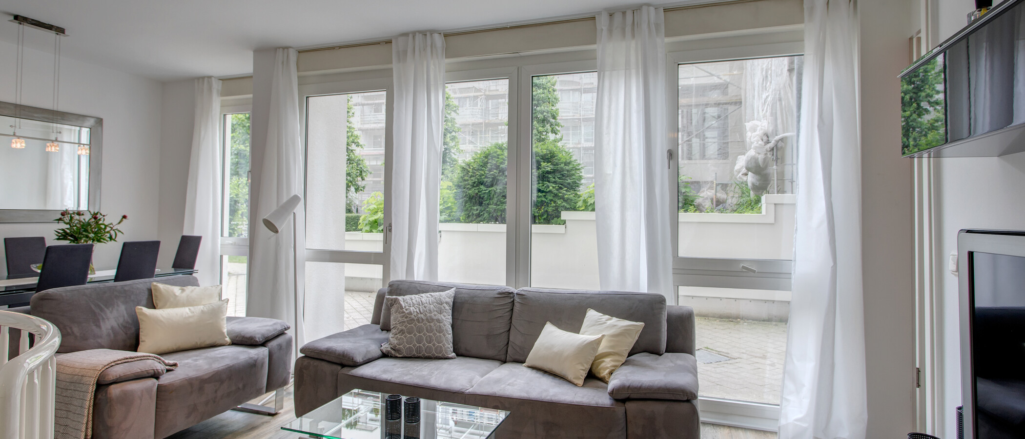 Плосък München Haidhausen 02 Living 3443