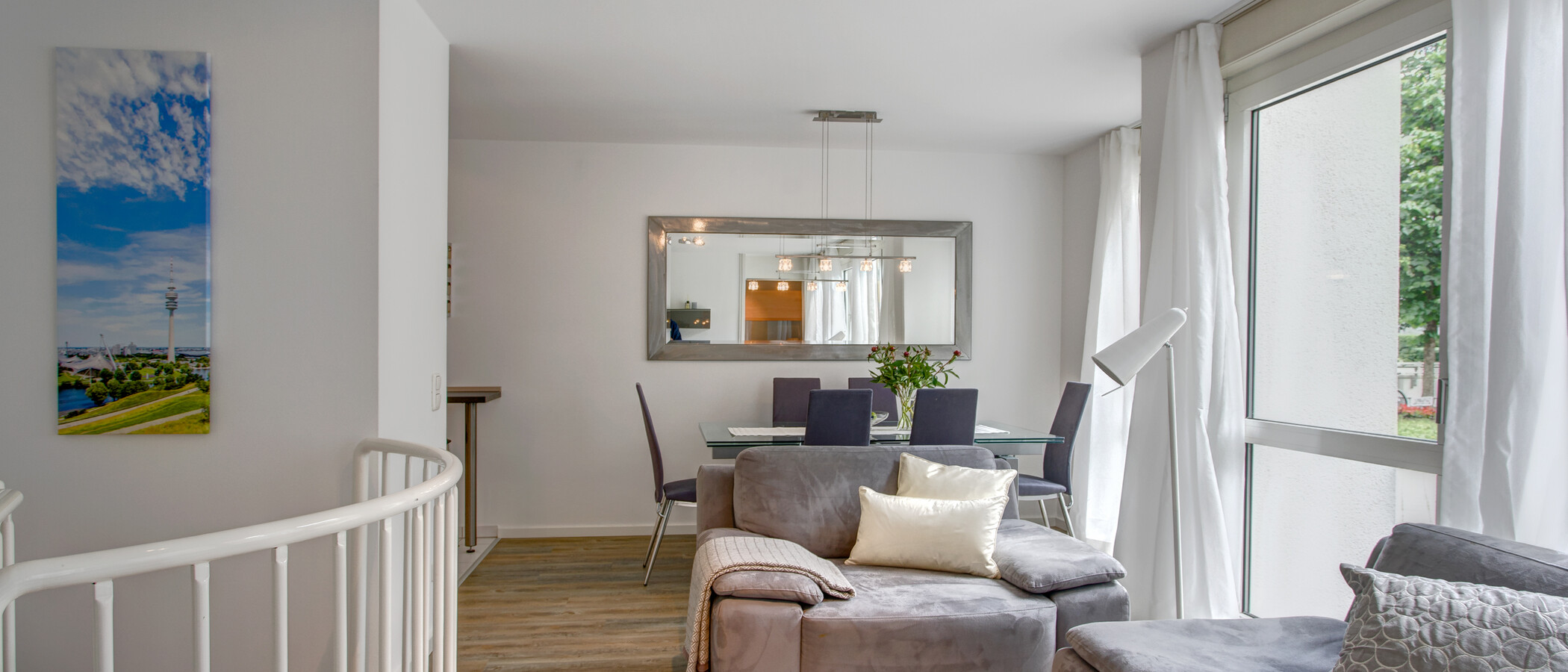 Плосък München Haidhausen 04 Living 3443