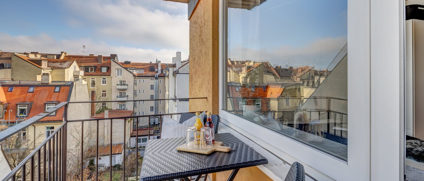 Flad München Maxvorstadt - Universitätsviertel 01 Balkon 3509