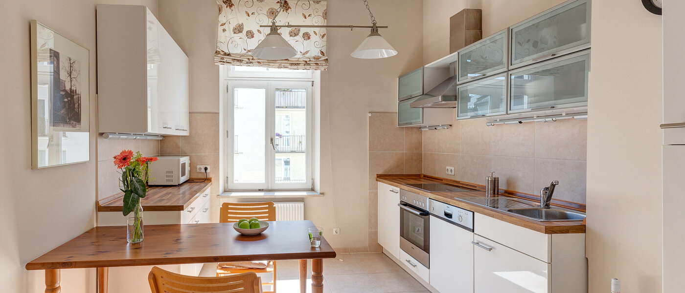 플랫 München Maxvorstadt - Universitätsviertel 01 주방 3592