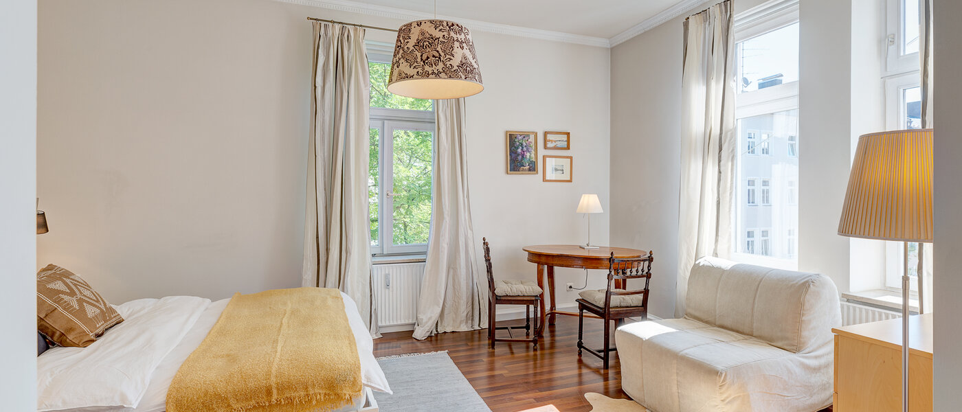 플랫 München Maxvorstadt - Universitätsviertel 01 수면 공간 3592