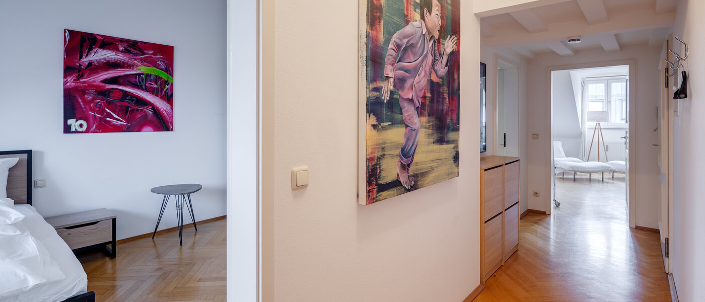 Düz München Gärtnerplatzviertel 02 Koridor/koridor geçidi 3714