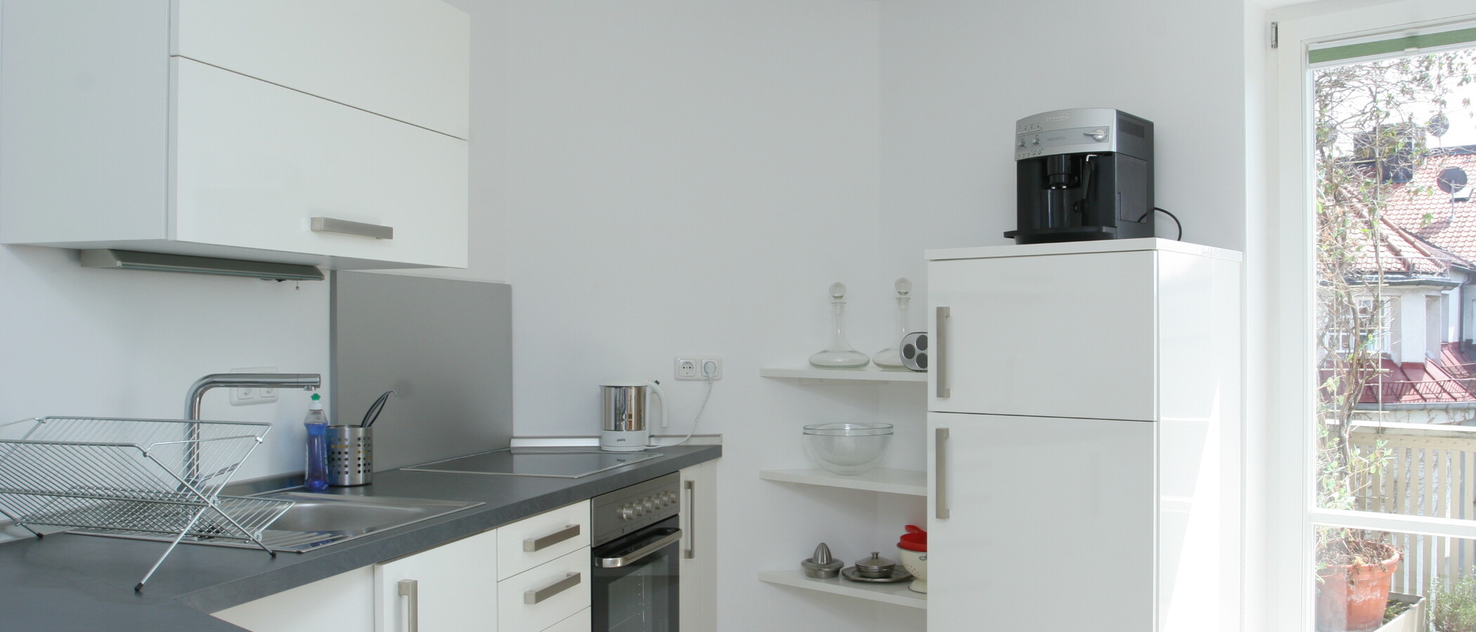 Apartament cu terasă pe acoperiș München Lehel 01 Bucătărie 3850