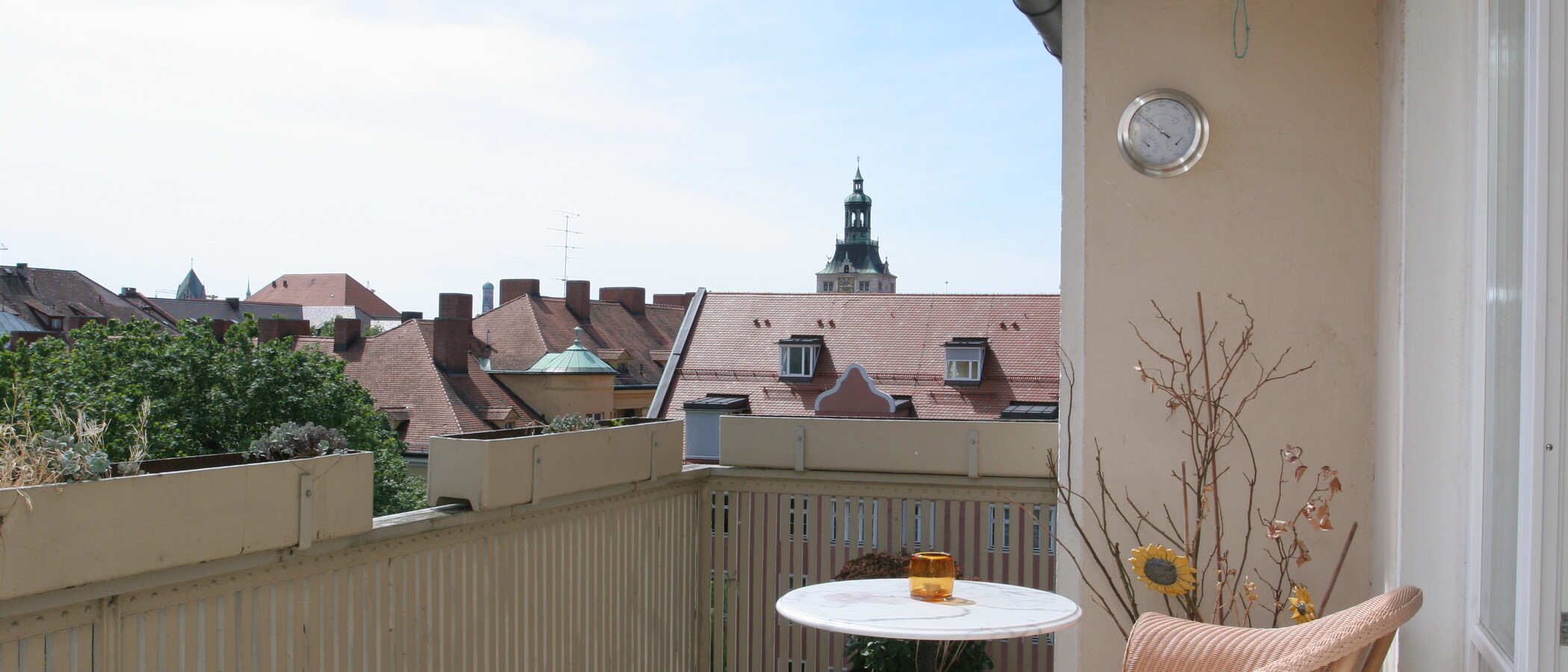 Apartament cu terasă pe acoperiș München Lehel 01 Balcon 3850