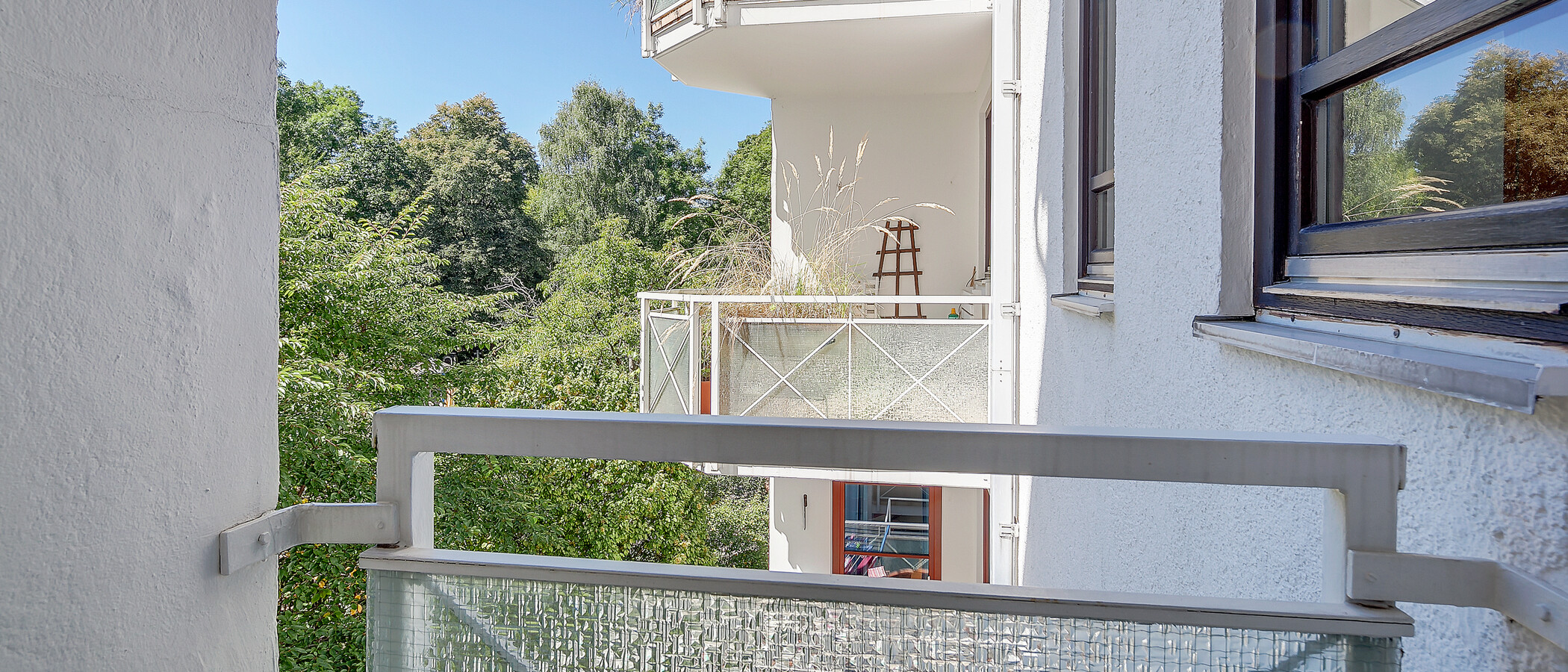 Mezonetový byt München Glockenbachviertel 03 Balkon 3866