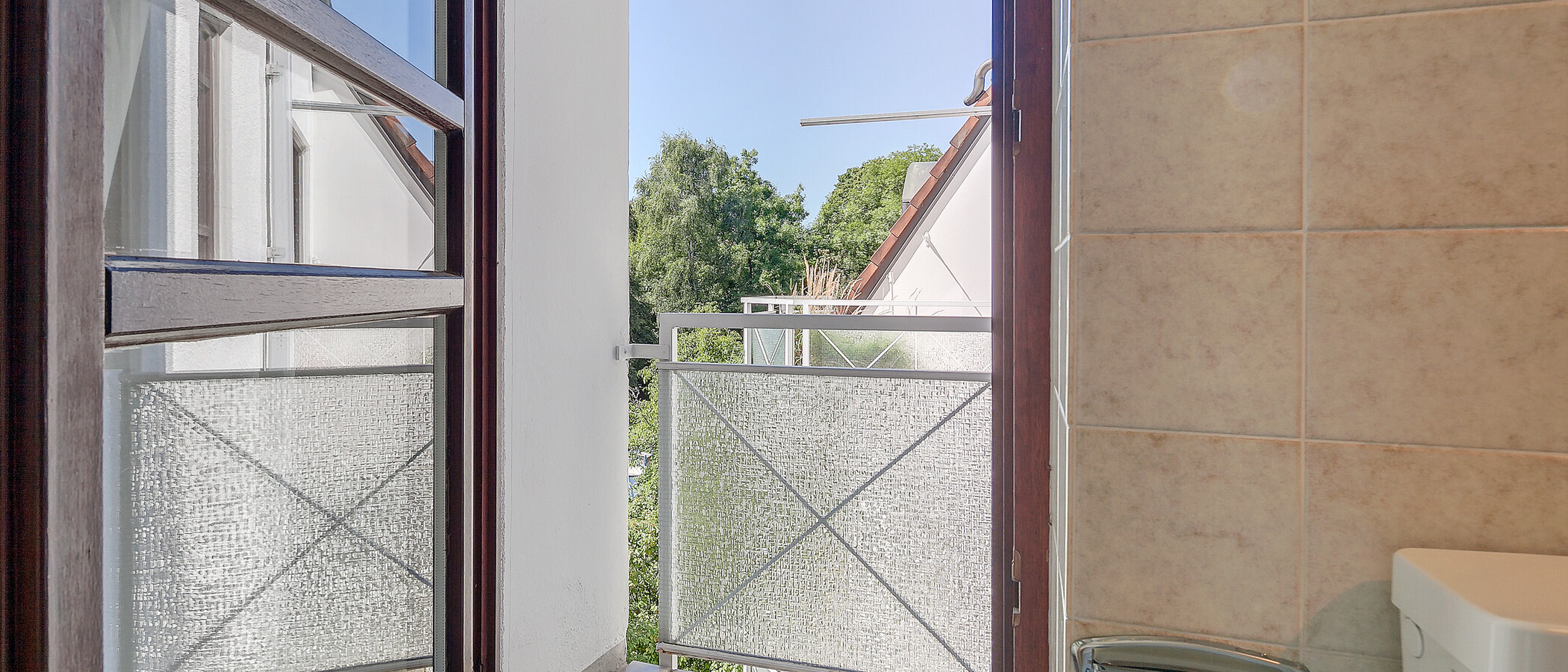 Mezonetový byt München Glockenbachviertel 04 Balkon 3866