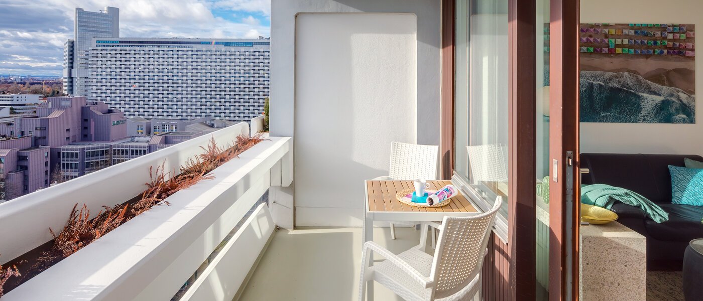 Επίπεδη München Arabellapark 01 Μπαλκόνι 4263