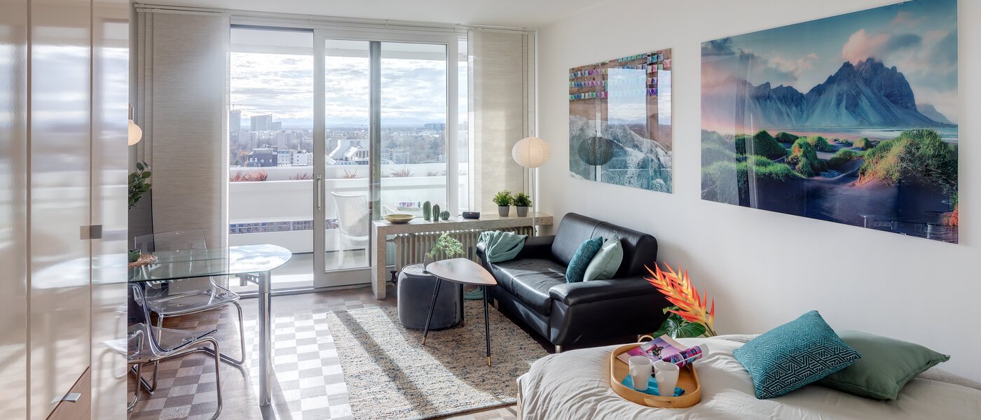 Επίπεδη München Arabellapark 01 Καθιστικό 4263