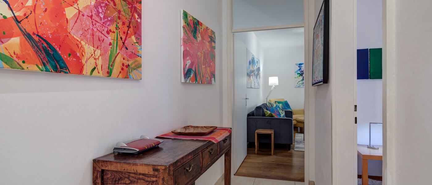 Platt München Schwabing-West (rund um den Hohenzollernplatz) 01 Korridor/hallgång 4311