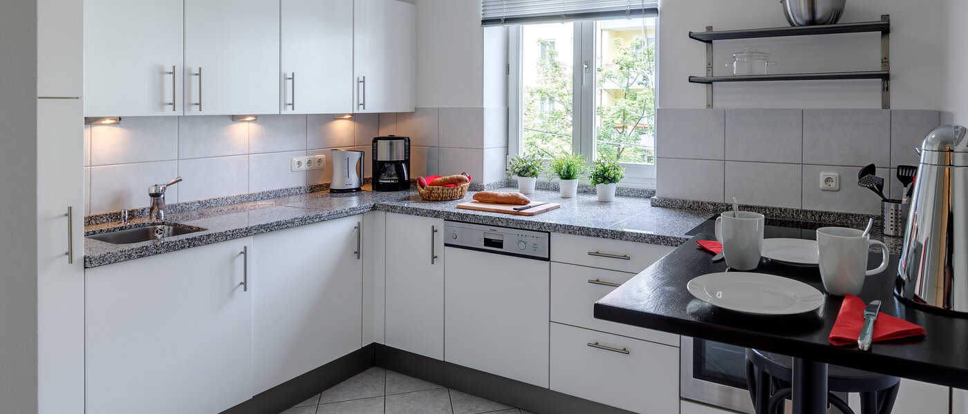 Плоский München Maxvorstadt - Museumsviertel 01 Кухня 4344